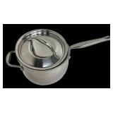 Kirkland Signature Stainless Steel Cookware Set - Made in Italy (6.5 Qt Stock Pot, 10 in Skillet)