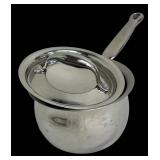 Kirkland Signature Stainless Steel Cookware Set - Made in Italy (6.5 Qt Stock Pot, 10 in Skillet)