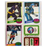Vintage Hockey Cards - 32 Card Set Featuring Oilers, North Stars, Rangers & Blackhawks