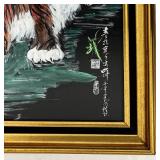 Bengal Hager Tiger Artwork - Large Framed