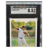 1992 Upper Deck Derek Jeter Minor League Baseball Card #5 SGC 8.5