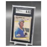 1989 Fleer Ken Griffey Jr Rookie Baseball Card #548 SGC 8.5