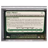 2011 Bowman Chrome Mike Trout Rookie Baseball Card #101 PSA 8