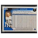 2010 Topps Mickey Mantle Baseball Card #7 SGC 10