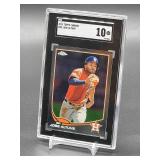 2013 Topps Chrome Jose Altuve Baseball Card #35 SGC 10