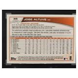 2013 Topps Chrome Jose Altuve Baseball Card #35 SGC 10