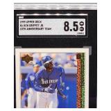 1999 Upper Deck Ken Griffey Jr 10th Anniversary Team Baseball Card #X6 SGC 8.5