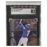1999 Upper Deck Black Diamond Ken Griffey Jr Baseball Card #76 SGC 8