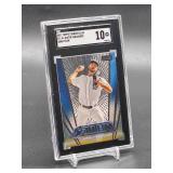 2017 Topps Stadium Club Justin Verlander Beam Team Baseball Card #BT-JV SGC 10