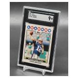 2008 Topps Tom Brady League Leaders Football Card #286 SGC 9