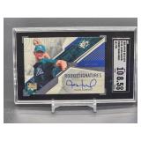 Limited 457/999 2004 Upper Deck SPX Jason Hammel Autographed Rookie Signatures Baseball Card #150 SGC 8.5