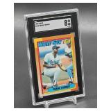 1990 Topps Frank Thomas Rookie Baseball Card #414 SGC 8