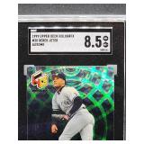 1999 Upper Deck HoloGRFX Derek Jeter Baseball Card #38 SGC 8.5