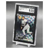 1999 Upper Deck HoloGRFX Derek Jeter Baseball Card #38 SGC 8.5