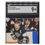 1993-94 Leaf Wayne Gretzky Hockey Card #304 SGC 9