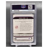2012 Topps Finest Derek Jeter Baseball Card #5 PSA 10
