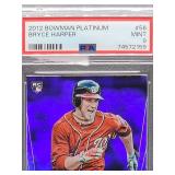 2012 Bowman Platinum Bryce Harper Rookie Baseball Card #56 PSA 9