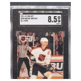 1991-92 Pro Set Wayne Gretzky All-Star Hockey Card #285 SGC 8.5