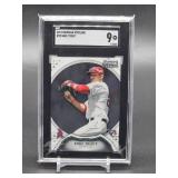 2011 Bowman Sterling Mike Trout Rookie Baseball Card #22 SGC 9