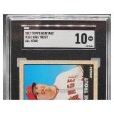 2017 Topps Heritage Mike Trout All-Star Baseball card #363 SGC 10