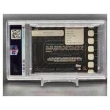 2002 Topps Stadium Club Albert Pujols Game Used Jersey/Bat Baseball Card #CE2 PSA 8