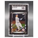 2021 Topps Chrome Aaron Judge Baseball Card #99 SGC 10