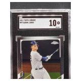 2021 Topps Chrome Aaron Judge Baseball Card #99 SGC 10