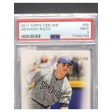 Limited 81/799 2011 Topps Tier One Anthony Rizzo Rookie Baseball Card #58 PSA 9