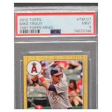 2012 Topps Minis Mike Trout Baseball Card #TM127 PSA 9