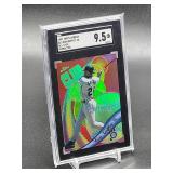 1999 Topps Chrome Refractor Ken Griffey Jr Baseball Card # AE3 SGC 9.5