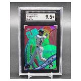 1999 Topps Chrome Refractor Ken Griffey Jr Baseball Card # AE3 SGC 9.5