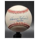 Autographed Baseball by Minnesota Twins HOF Great Harmon Killebrew