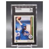 1989 Upper Deck Nolan Ryan Baseball Card #774 SGC 7