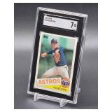 1985 Topps Nolan Ryan Baseball Card #760 SGC 7