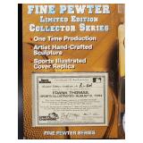 Limited Edition 1990 Sports Illustrated HOF Great Frank Thomas Pewter Figure