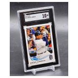 2013 Topps Miguel Cabrera Baseball Card #374 SGC 10