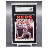 1986 Topps Pete Rose Baseball Card #1 SGC 6