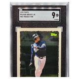 1995 Topps Ken Griffey Jr Pre-Production Baseball Card #PP6 SGC 9