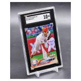 2018 Topps Aaron Nola Opening Day Baseball Card #81 SGC 10