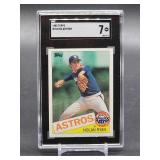 1985 Topps Nolan Ryan Baseball Card #760 SGC 7