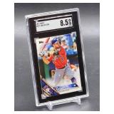 2016 Topps Jose Altuve Baseball Card #317 SGC 8.5