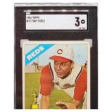 1966 Topps Tony Perez Baseball Card #72 SGC 3