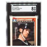 1991-92 Wayn Gretzky Hockey Card #224 SGC 8