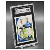 2010 Topps Ruth/Gehrig Baseball Card #637 SGC 10