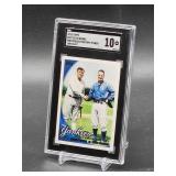 2010 Topps Ruth/Gehrig Baseball Card #637 SGC 10