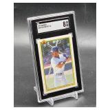 1990 Bowman Ken Griffey Jr 2nd Year Baseball Card #481 SGC 8