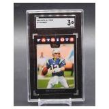 2008 Topps Tom Brady All-Stars Football Card #7 SGC 3