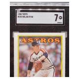 1988 Topps Nolan Ryan Baseball Card #250 SGC 7