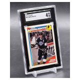 1991-92 Topps Wayne Gretzky Hockey Card #201 SGC 4
