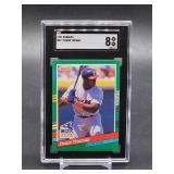 1991 Donruss Frank Thomas Baseball Card #477 SGC 8
